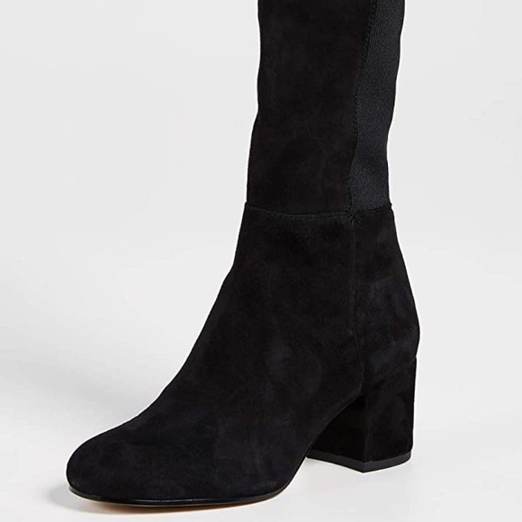 Sam Edelman Valda Black Suede Boots - Picture 2 of 4